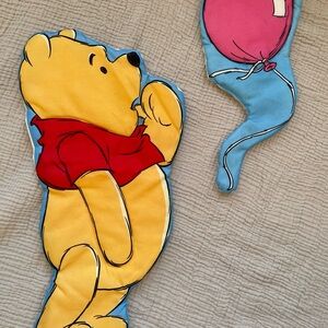 Disney Winnie the Pooh Fabric wall hangings - Yellow, Red, Blue